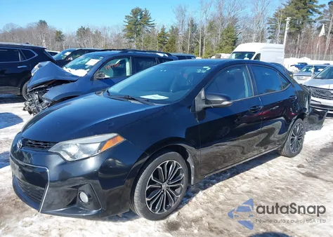 2015 Toyota Corolla S Plus from USA, damaged, VIN 2T1BURHE9FC250661